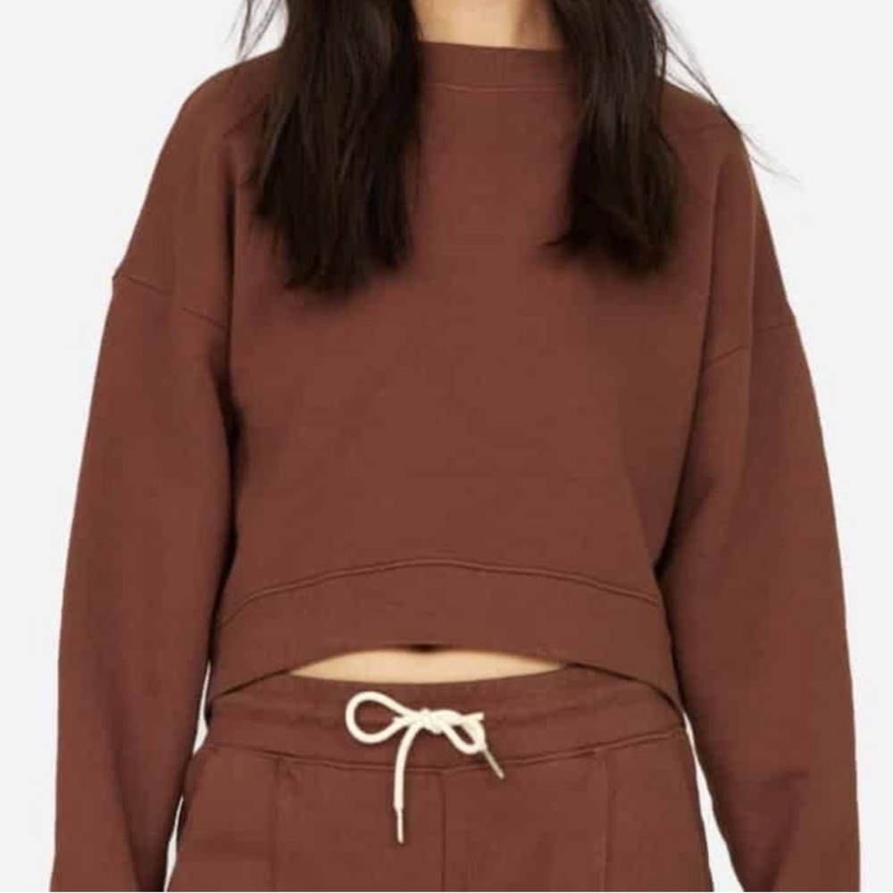 MATE the Label Chocolate Crew Neck Sweater